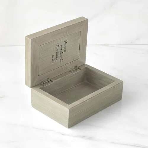Vista 3 de Willow Tree - Caja de recuerdos para madre e hija, pintada a mano, almacenamiento de joyas Hand-Painted Keepsake Box, Sentimental Gift for Loved