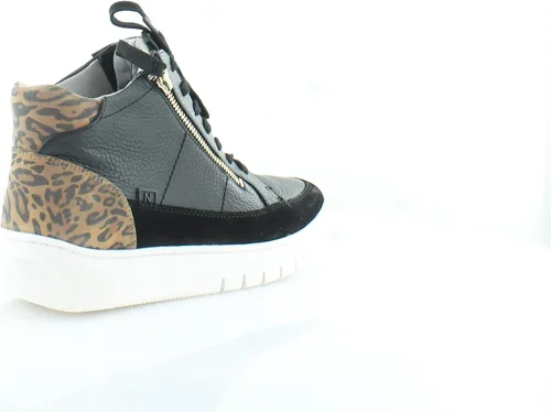 Vista 8 de Naturalizer Hadley-Hi - Tenis de moda para mujer, Negro (BlackCheetah), 9
