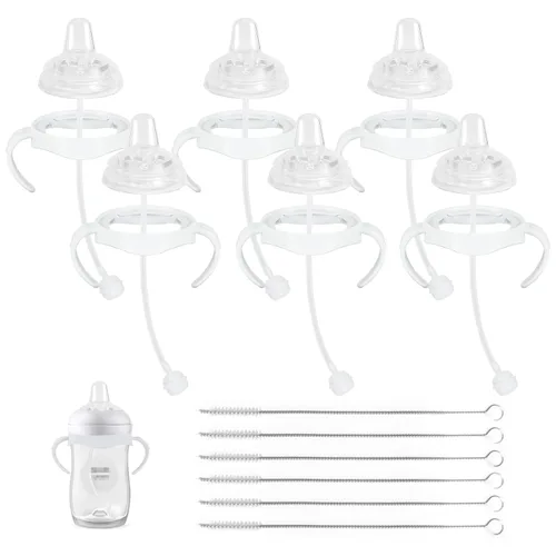 Vista 11 de Kit de Conversión de Vaso Entrenador Suave para Biberón Natural de Bebé Philips Avent, Kit de Transición para Niños Pequeños con Tetina de Vaso
