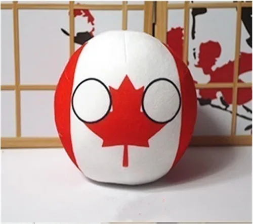 Vista 33 de Polandball Countryballs Muñeco de peluche Ucrania España Hungría Portugal Rumanía Grecia Austria México Polonia Ball (15,3.8 pulgadas)