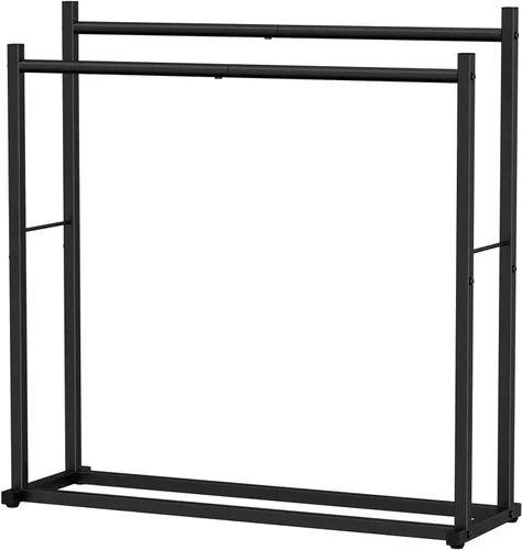 Vista 8 de Honiter Toalleros para Baño, 2 Niveles Toallero Más Ancho para Secar Toallas al Aire Libre, Toallero Independiente, Soporte para Toallas de Piscina