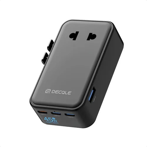 Vista 25 de Adaptador de viaje universal "Air" 2500W Max AC, cubre más de 200 Negro