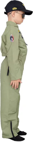 Vista 6 de Air Force Pilot - Conjunto de traje de Halloween para niños