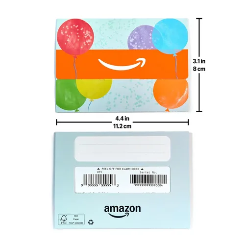 Vista 4 de Amazon Physical Gift Card Celebration
