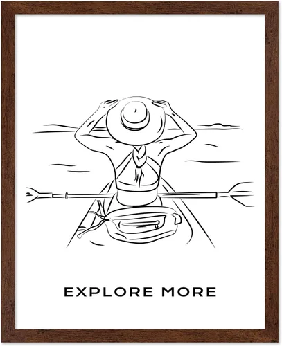 Vista 20 de Poster Master Swan Floaty Poster - Retro Woman Print - Pool Art - Swimming Illustration - Line Sketch - Abstract Design - Chic Boho Decor - Great