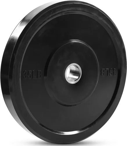 Vista 13 de JFIT Olympic 2 Inch Grip Plates and Bumper Plates for Barbell - Single Weights or Sets of 2 (Muliple Weights)