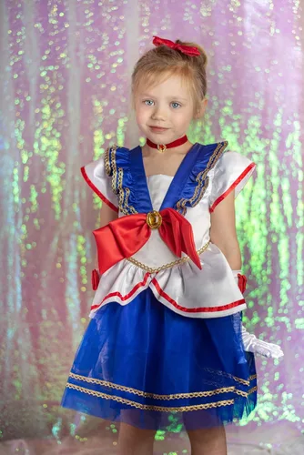 Vista 6 de Disfraz de marinero para niñas, vestido de escuela japonesa para niñas