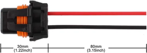Vista 2 de TOMALL 9005 HB3 bulbo zócalos hembra adaptador cableado arnés conector para bombilla
