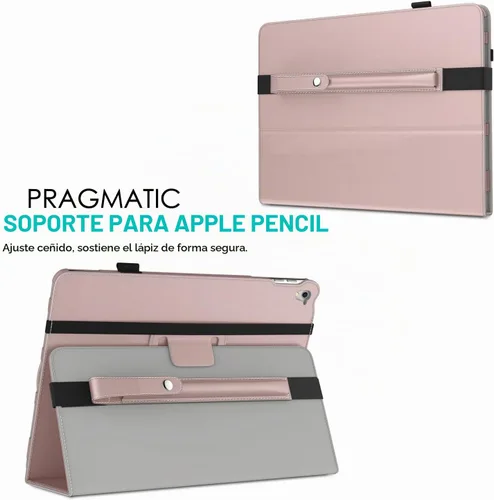 Vista 3 de MoKo Soporte para lápiz para Apple Pencil Pro, Apple Pencil de 1ª/2ª generación, iPencil (USB-C), Funda de cuero PU para lápiz de iPad con hebilla