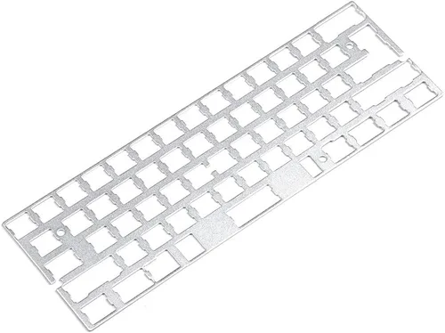 Vista 8 de YMDK Placa de aluminio anodizado universal de posicionamiento placa placa soporte ISO ANSI para GH60 PCB 60% teclado DIY