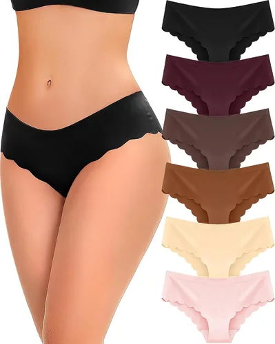 Vista 10 de FINETOO sin costuras para mujer Beige