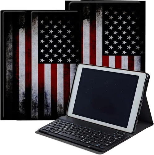 Vista 12 de DEGDFSGR Funda para Samsung Galaxy Tab A8 10.5 con teclado, teclado inalámbrico desmontable cierre magnético, funda protectora para Samsung Tab A8