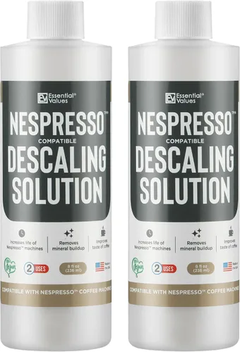 Vista 9 de Essential Values solución descalcificadora para máquinas Keurig, Delonghi, Saeco, Gaggia, Nespresso y todas las de uso único, de café y espresso
