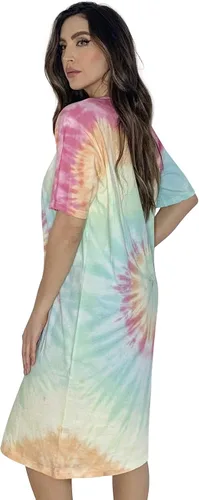 Vista 2 de Just Love Short Sleeve Tie Dye Nightgown for Women