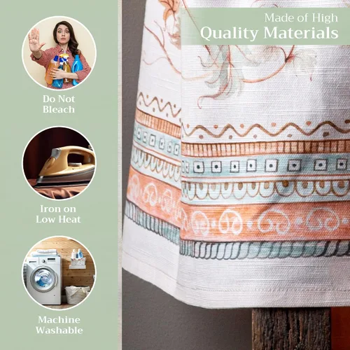 Vista 843 de Maison d' Hermine Delantales para mujer con bolsillo, 100% algodón (27.50 x 31.50 pulgadas)
