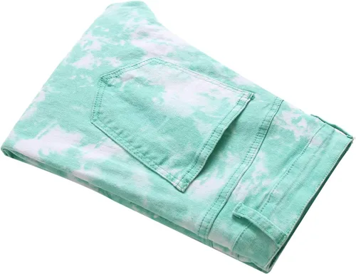 Vista 7 de DANT BULUN Pantalones deportivos de mezclilla ajustados elásticos para hombre