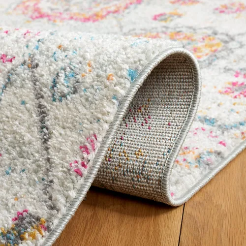 Vista 6 de SAFAVIEH Madison Collection - Alfombra de área de 5'3" x 7'6", color gris y dorado, diseño bohemio y elegante de paisley, no desprende pelusa