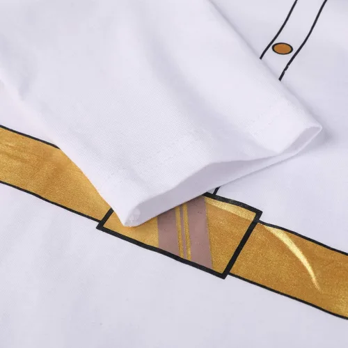 Vista 5 de Zusnxaxe Traje de Navidad para bebés y niñas, uniforme de astronauta médico, disfraz de príncipe con sombrero