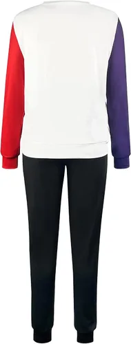 Vista 5 de Nhicdns Women's 2 Piece Outfit Sweatsuits sets Long Sleeve Pullover and Jogger Pants Letter Print Tracksuits with Zipper
