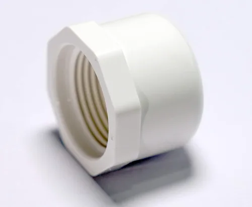 Vista 2 de Rainbow Dream Adaptador de enchufe hembra de PVC de 3/4 pulgadas - 10 paquetes, blanco