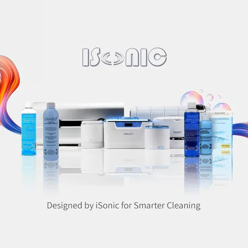 Vista 9 de iSonic solución concentrada ultrasónica para limpiar joyas/lentes., Azul, 1