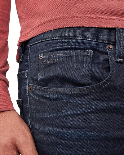 Vista 6 de G-Star Raw 3301 - Jeans ajustados para hombre en Nippon Stretch Denim