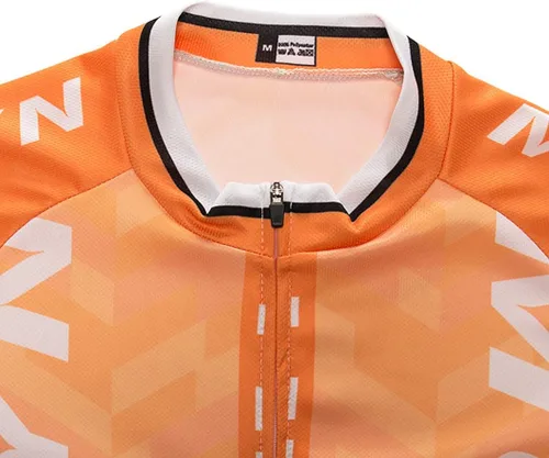 Vista 4 de Conjunto de camiseta de ciclismo de secado rápido para hombre, camiseta de bicicleta de carretera + pantalones cortos con almohadilla de gel 9D, kit