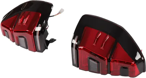 Vista 3 de Para 2003 2004 2005 2006 2007 2008 2009Toyota Land Cruiser Prado LC120 luces traseras LED rojas luces traseras montaje de lámpara trasera izquierda