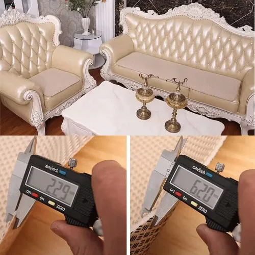 Vista 4 de Fundas de sofá modulares en forma de L, fundas de sofá esquinero en forma de L, protector de muebles para sala de estar, protector de sofá