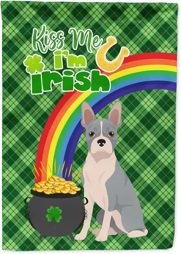 Vista 56 de Caroline's Treasures WDK4731GF - Bandera decorativa para jardín del día de San Patricio, color negro y tostado, Airedale Terrier, para jardín