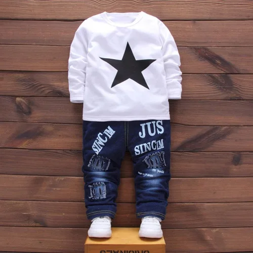 Vista 2 de Moonker Conjunto de 3 piezas de ropa para bebés y niñas