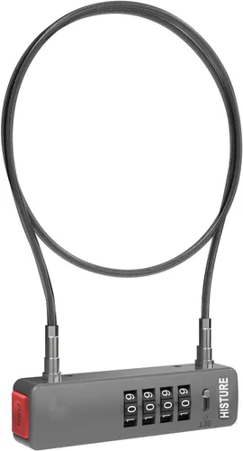 Vista 8 de Cerraduras de puerta para valla al aire libre Cerradura de puerta Locker Lock Bike Cable Chain Combinación al aire libre