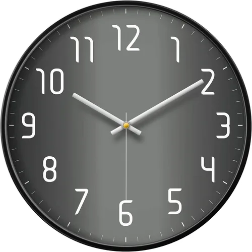 Vista 11 de Relojes de pared modernos que funcionan con pilas azules, reloj de pared analógico silencioso de gran pantalla, minimalista, redondo, tranquilo