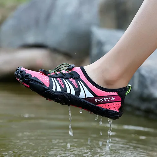 Vista 7 de Zapatos de agua para mujeres, hombres, zapatos de playa para mujeres, zapatos de natación, zapatos de piscina, zapatos de río, zapatos de secado
