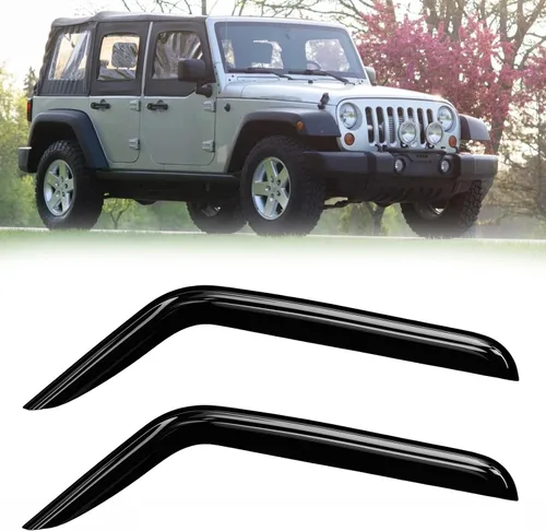 Vista 22 de Protectores de lluvia de ventana para Ford F150 SuperCab 2004-2014 2 piezas deflector de ventana para 09-14 F-150 con 2 puertas delanteras