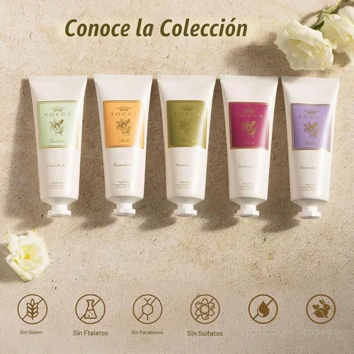 Vista 5 de Crema de manos de lujo en caja, de Tocca, Cleopatra