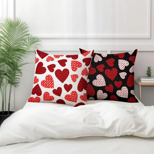 Vista 89 de Juego de 2 fundas de almohada de 16 x 16 pulgadas, diseño patriótico de bandera estadounidense con estrellas para exteriores, estilo casa de campo
