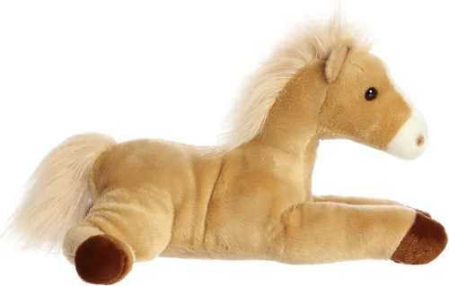 Vista 2 de Aurora® Adorable Flopsie™ Butterscotch™ - Animal de peluche, facilidad para jugar, compañeros intemporales, color marrón, 12 pulgadas