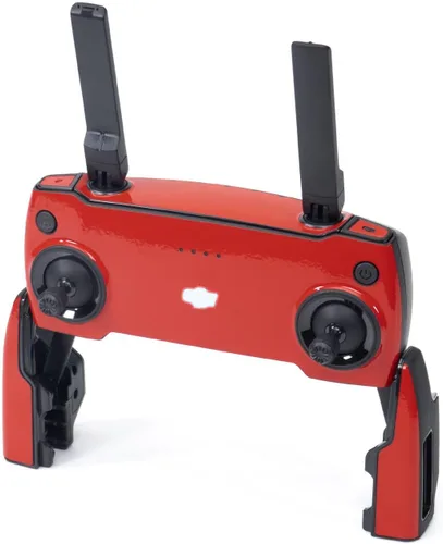 Vista 6 de Wrapgrade Skin compatible con DJI Mavic Mini Mando a distancia (Airforce Silver)