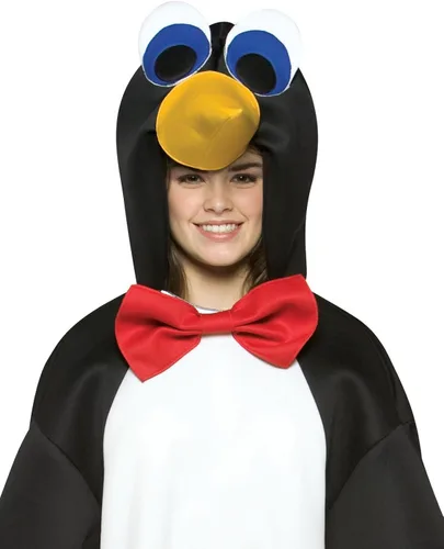 Vista 2 de Rasta Imposta disfraz liviano de pingüino, para adolescentes