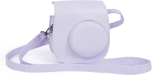 Vista 11 de Instant Mini 12 Funda Protectora para Cámara para Fujifilm Instax Mini 12/11, Funda de Cámara de Cuero PU Premium con Bolsillo y Correa Removible