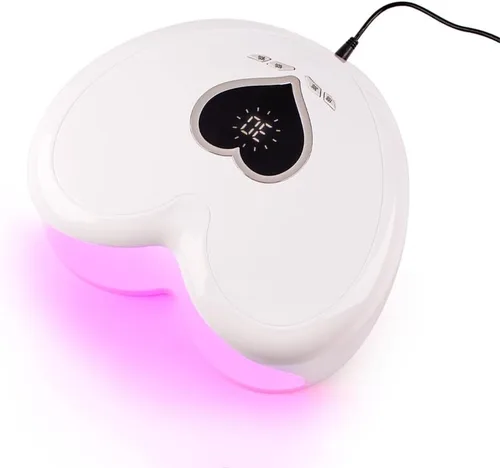 Vista 2 de Lámpara de uñas LED UV, secador de uñas de 96 W, lámpara de curado de esmalte de gel para kit de esmalte de uñas de gel, accesorios de arte de uñas