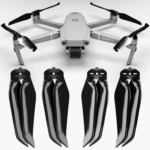 Vista 8 de Master Airscrew Hélices Endure para DJI Mavic 2 Pro/Zoom/Enterprise - Negro, 4 piezas