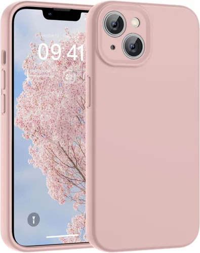 Vista 33 de SUPFINE - Funda diseñada para iPhone 12, silicona líquida premium con [forro de microfibra suave antiarañazos][protección de cámara mejorada], funda