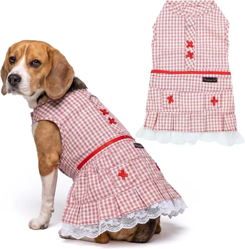 Vista 113 de Parisian Pet Chambray - Vestido para perro - Ligero sin mangas para perro, niña, talla XS Chambray en general