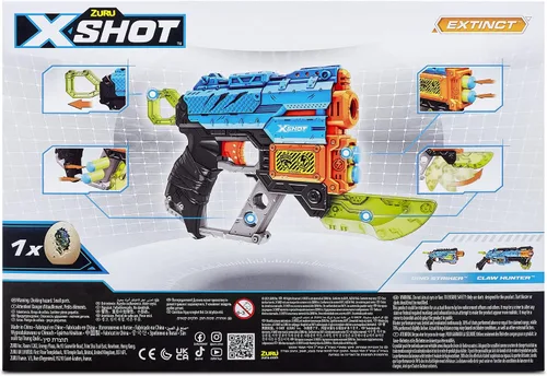 Vista 6 de X-Shot Dino Attack Extinct (1 huevo mediano, 8 dardos)