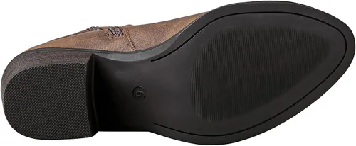 Vista 6 de GLOBALWIN Women's Mid Calf The Western Cowgirl Boots Fashion Cowboy Boots For Women Chunky Low Heel