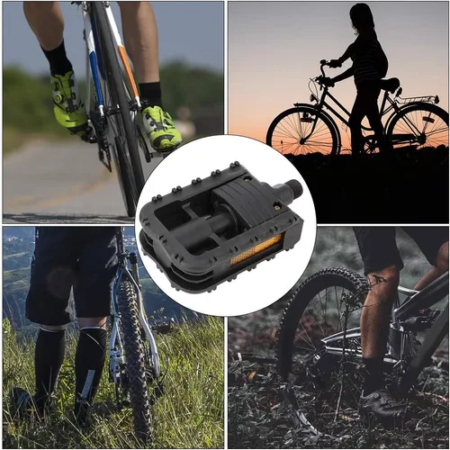 Vista 2 de Pedales, Exquisita mano de obra plegable pedal, Ciclismo Parte de plástico de montaña plegable pedal para montar en sendero, Pedales de ciclismo
