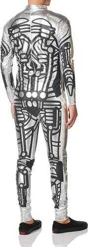 Vista 2 de Forum Novelties Outta Space Robot Disfraz, plateado