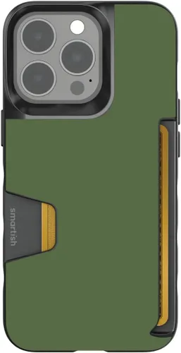 Vista 11 de Smartish - Funda delgada para iPhone 11 Pro Max verde militar - Gripmunk [ligera + protectora] Funda de agarre fino para teléfono celular con cámara
